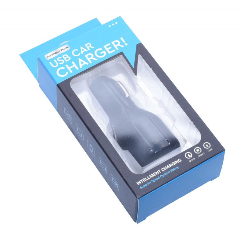 Incarcator Auto 2 X USB 3.0 / D-15, Negru