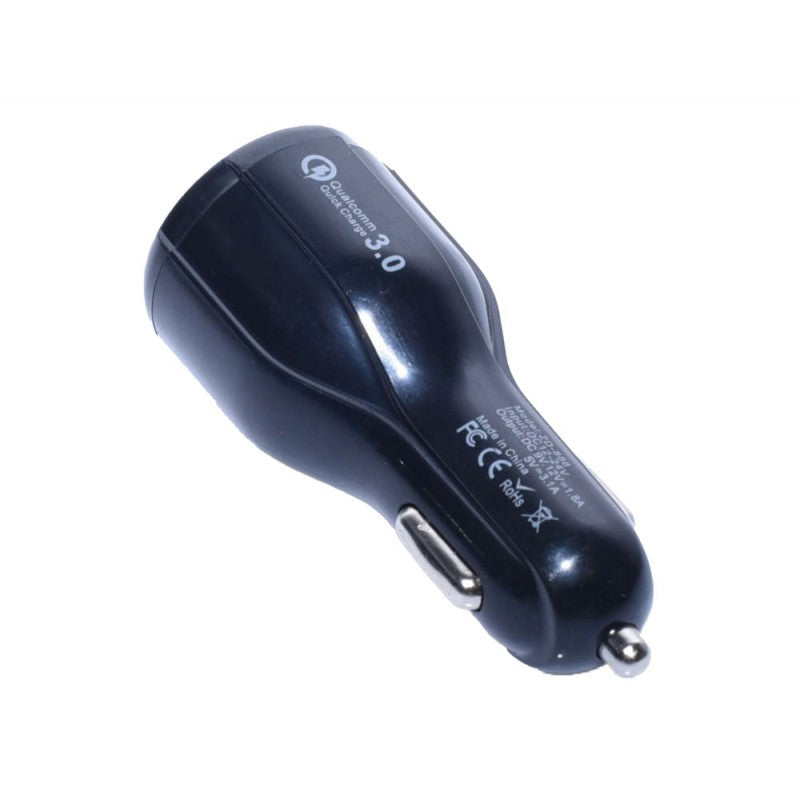 Incarcator Auto 2 X USB 3.0 / D-15, Negru