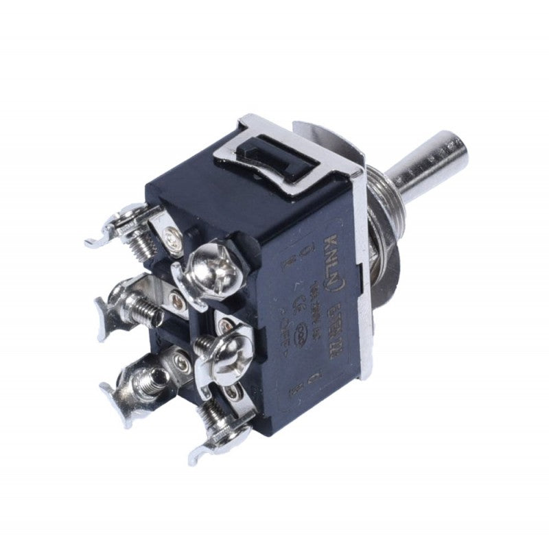 Intrerupator ON-OFF-ON Basculat 6P cu Revenire