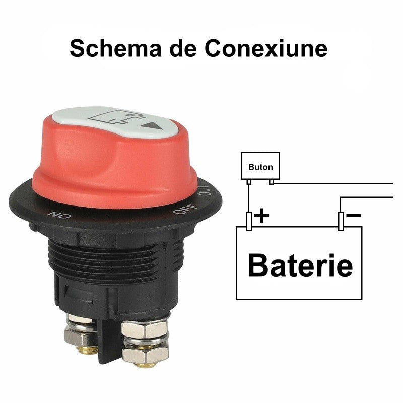 Intrerupator General Baterie Auto 200A / 32VDC