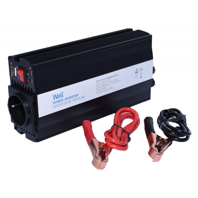 Inventor Auto 600W, 12V-220V + USB