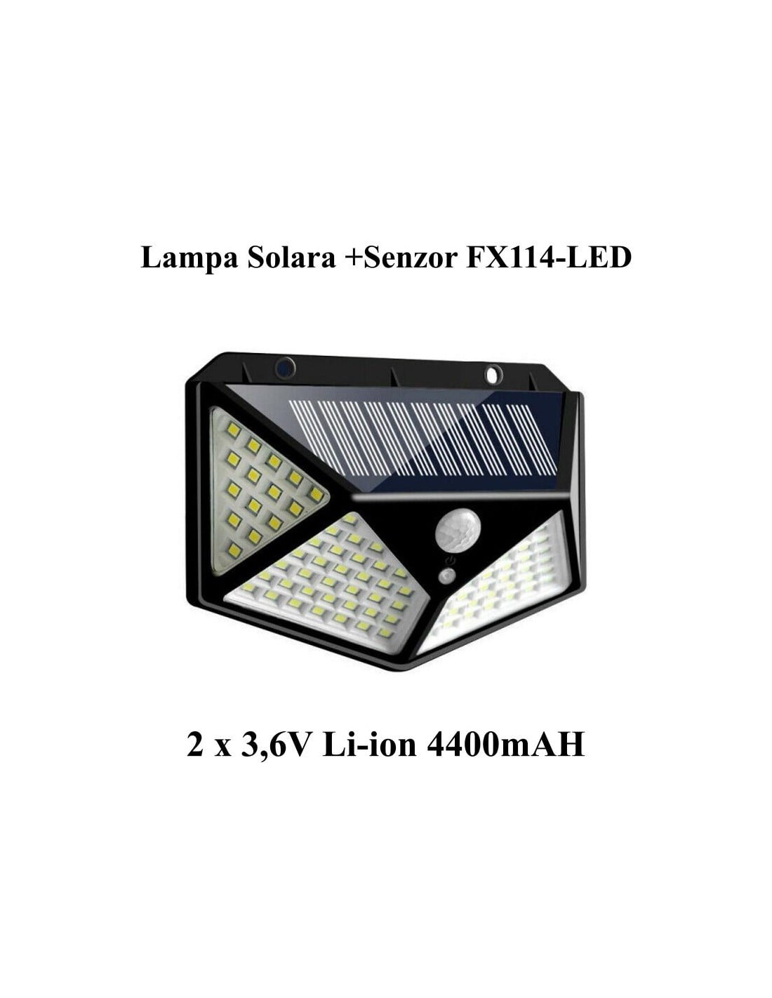 Lampa Solara de Perete Senzor 114 Led