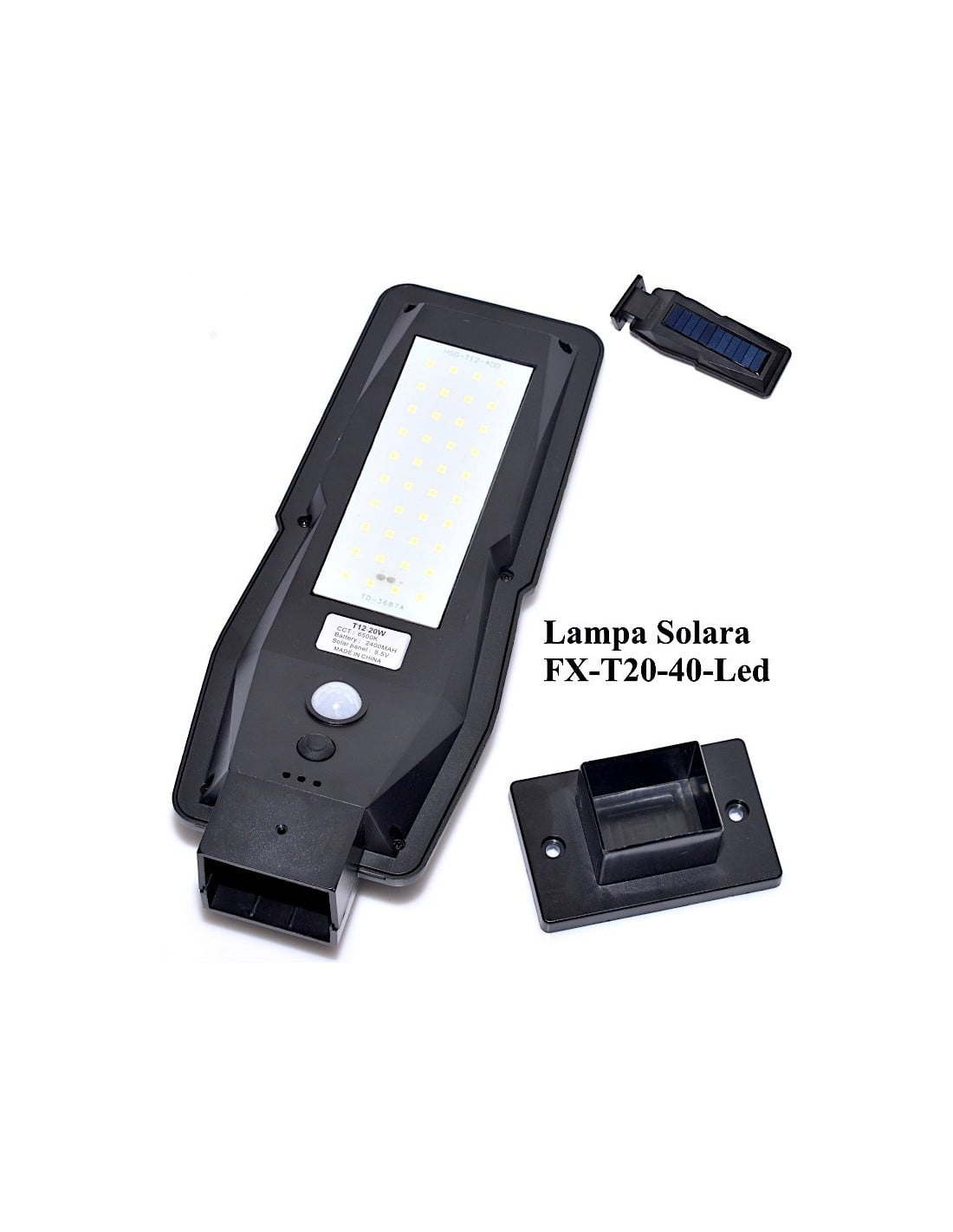 Lampa Solara de Perete cu Senzor 20W