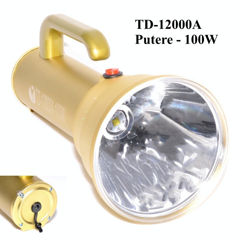 Lanterna Profesionala 100W Led 4000mAh