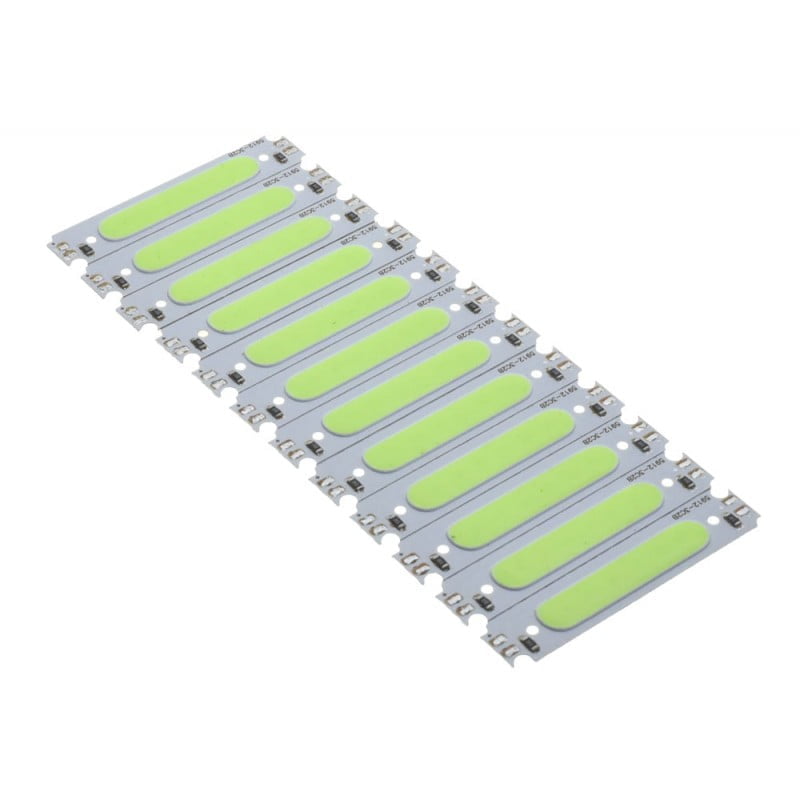 LED Cob cu 6 segmente Led, 58X13MM, 2W, Lumina Verde