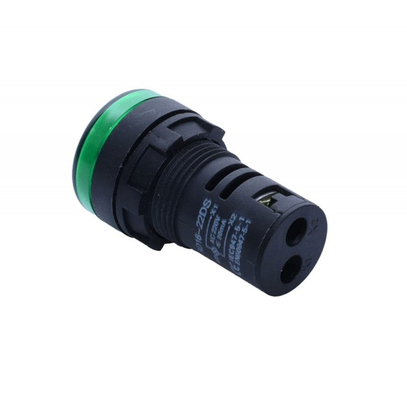 Indicator Martor Tensiune 220V, Aspect Mat, Verde