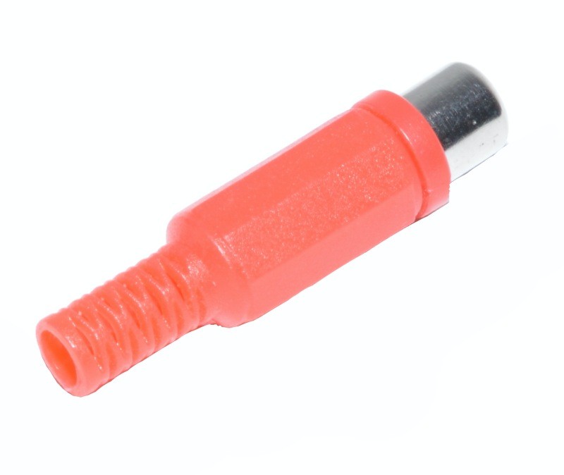 Mufa RCA Plastic Mama Rosu