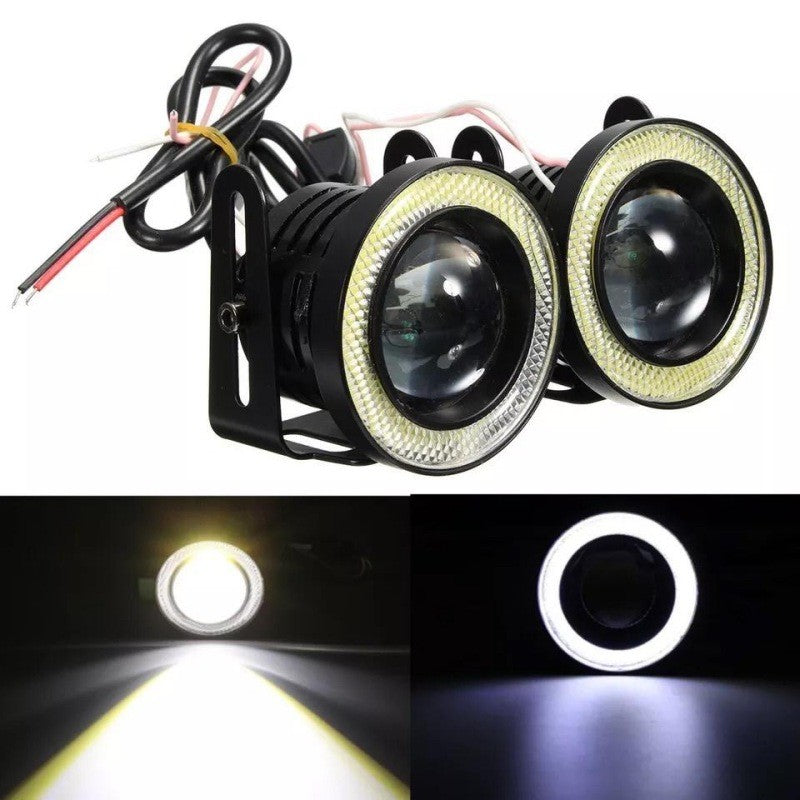 Set Proiectoare Auto LED Universale, 76MM / 10W / 3200LM