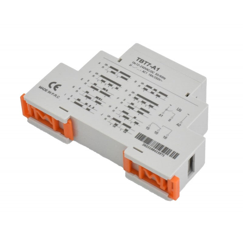 Releu de Timp, Interval si Mod, Montaj pe Sina Din, TBT7-A1