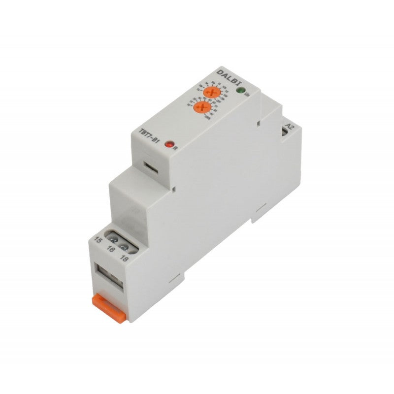 Releu de Timp si Interval, Montaj pe Sina Din, TBT7-B1