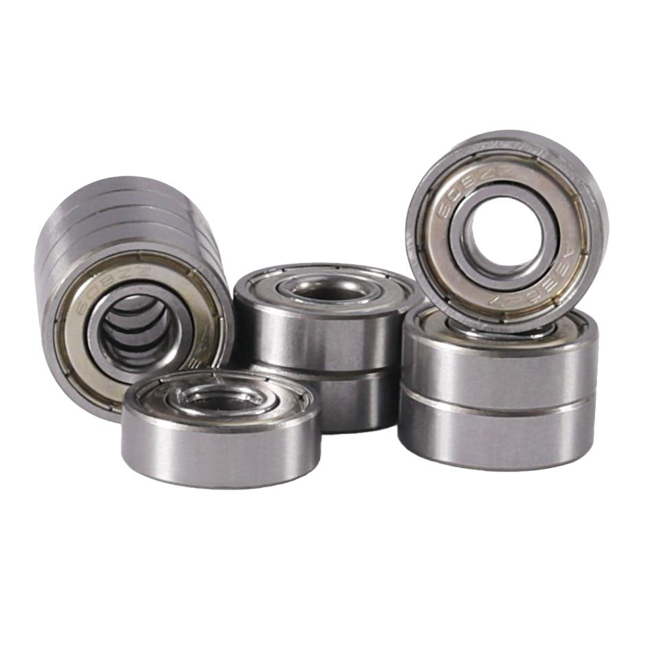 Set 10 Rulmenti Model 608 ZZ, Otel Integral