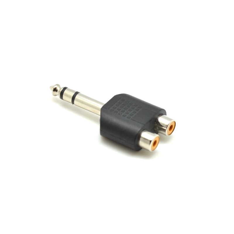 Adaptor JAC 6,3 Tata ST - 2 X RCA Mama