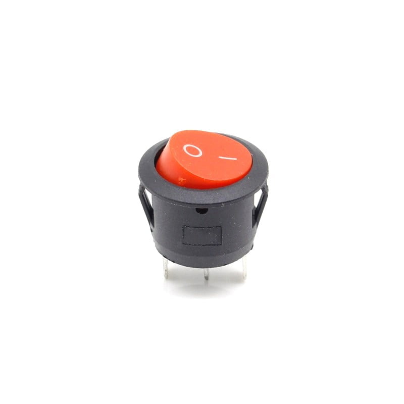 Intrerupator Buton ON-OFF Rosu