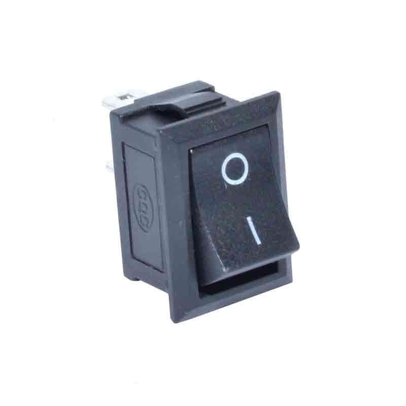 Intrerupator ON-OFF 220V Mic 2C Negru