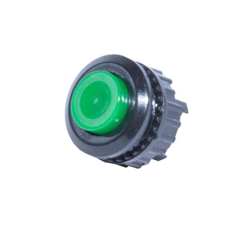 Buton Push Mini Verde, Fara Retinere 16X20MM