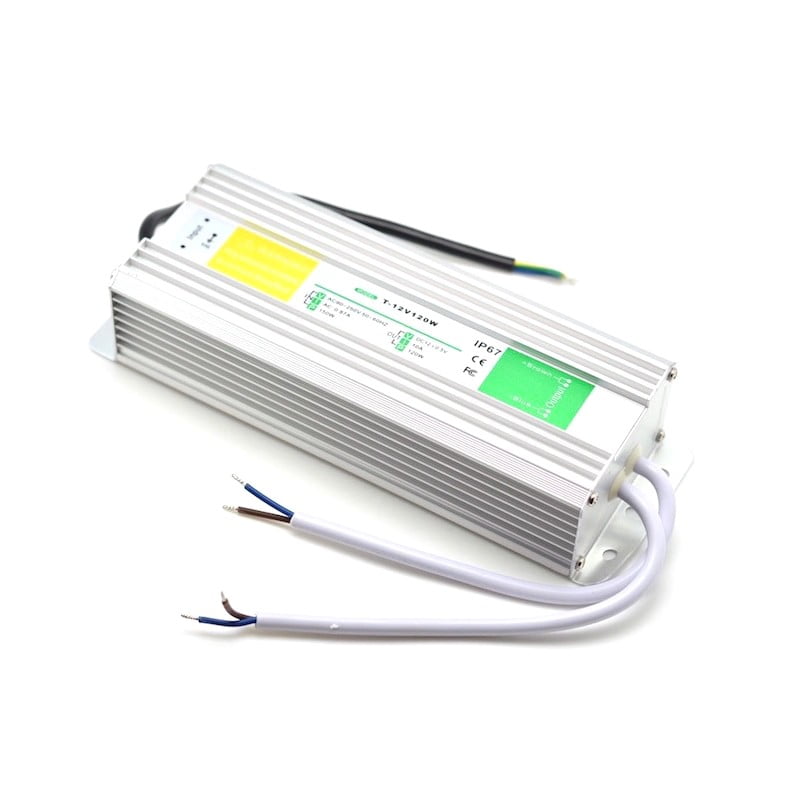 Sursa de Alimentare Metalica IP67 Pentru Exterior 220V-12V 10A / 120W