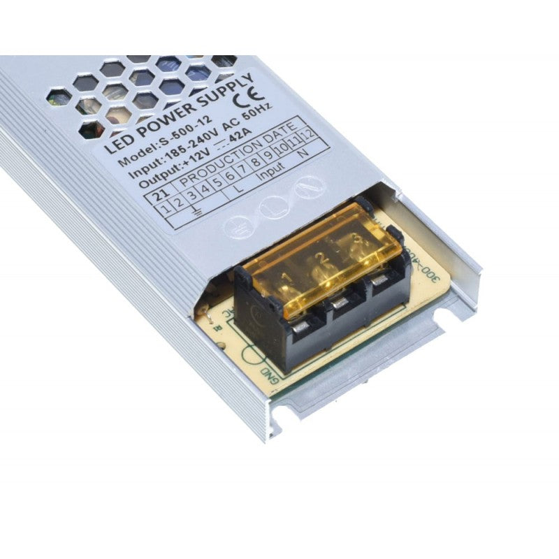 Sursa de Alimentare Slim, 12V , 42A, Putere 500W