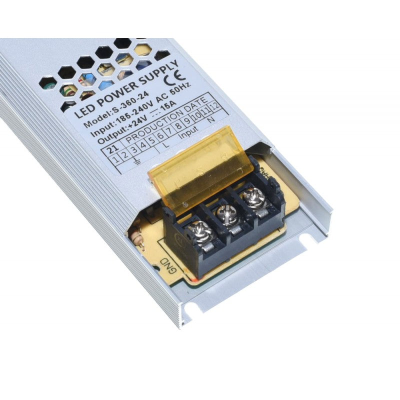 Sursa de Alimentare Slim 24V - 15A / 360W