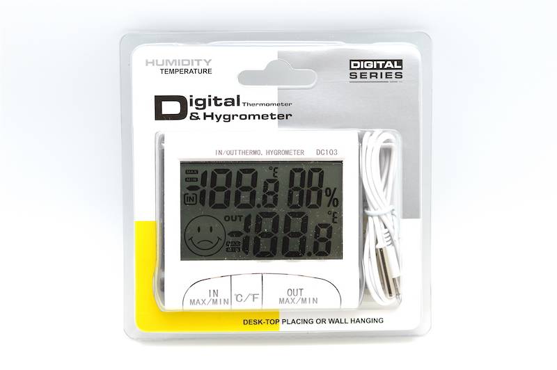 Termometru Digital cu Umiditate pentru Interior/Exterior