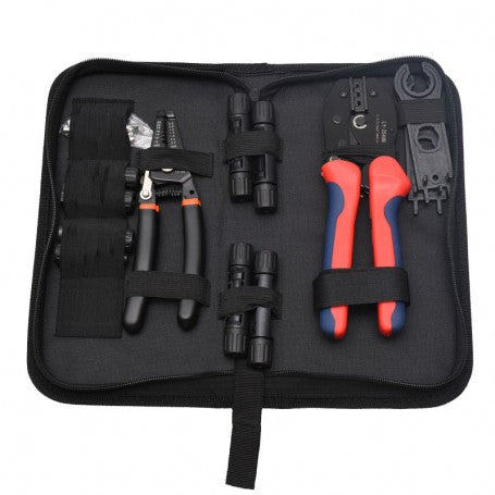 Trusa pentru Sisteme Solare cu Clesti de Sertizare si Conectori MC4