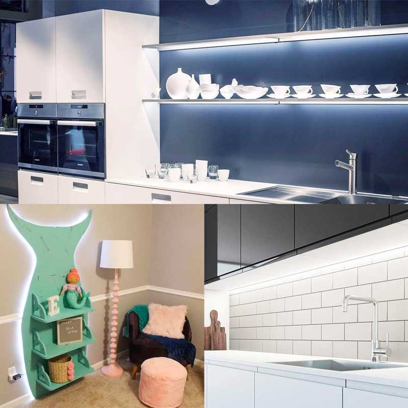 Banda LED SMD5050, 120 LED/m, Iluminat Alb-Rece, Exterior IP65, Rola de 5 Metri, ElectroAZ