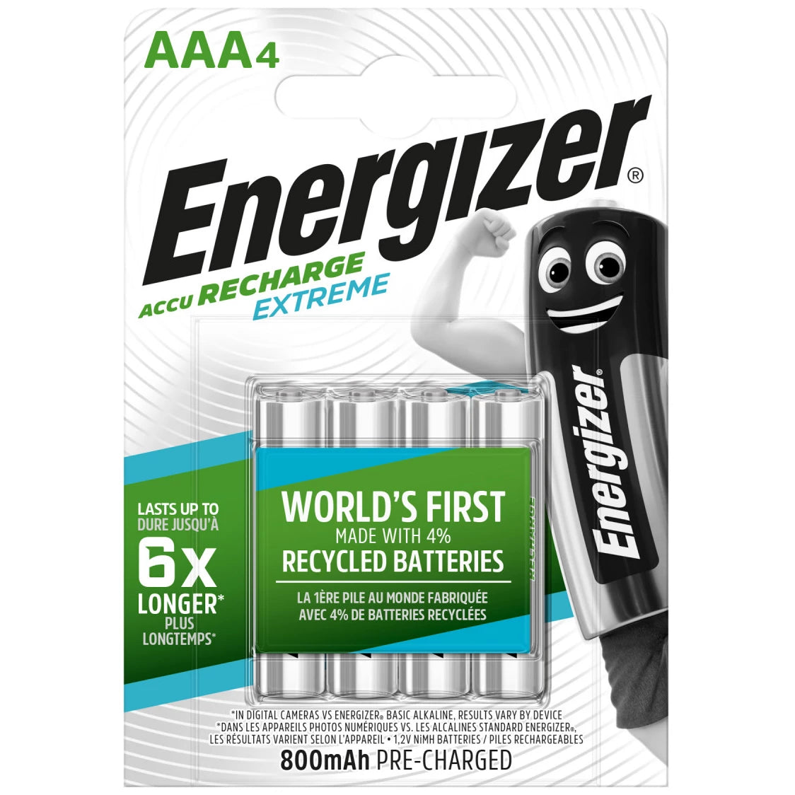 Energizer Power Plus R3 / AAA Ni-MH 800mAh - 4 Baterii reincarcabile