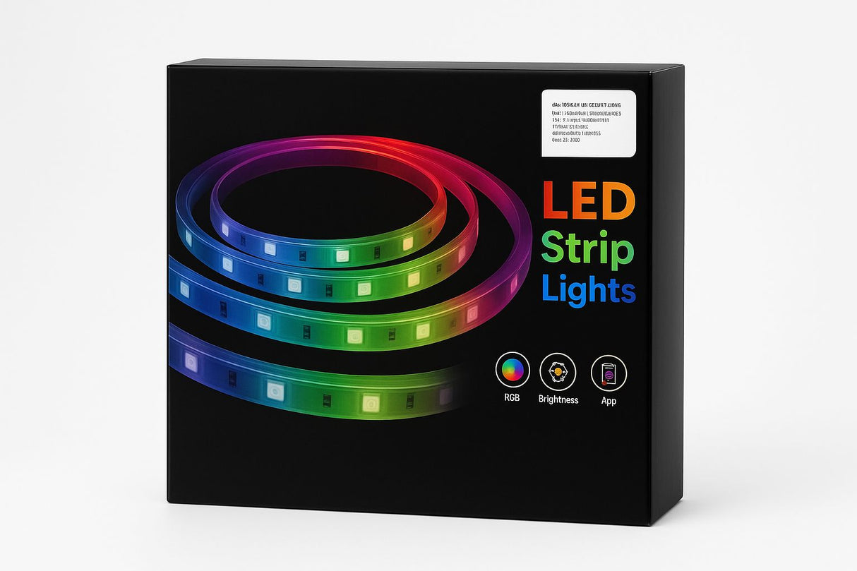 Kit Banda LED RGB 12V - 24V, Smart Tuya Wi-Fi 10m cu Control Vocal si Sincronizare Muzica