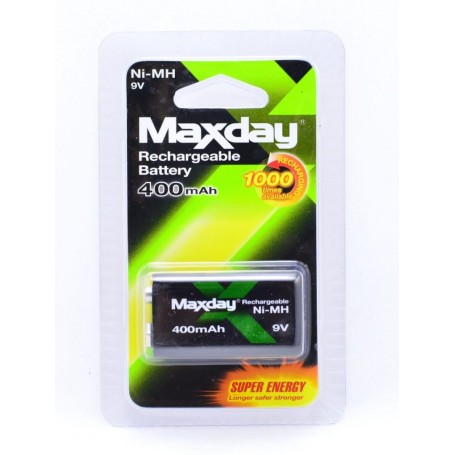 Acumulator Ni-MH Maxday, 9V-400mAh