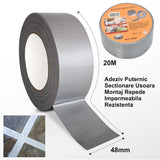 Banda Super Adeziva Argintie 48mm*20M