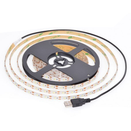 Banda 300 Led SMD, 24W, USB, Alb-Rece