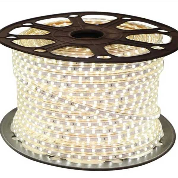 Banda LED 220V, 3000K, Lumina Alb Rece, 120LED/m, IP65, Rola 100 Metri, ClassLights