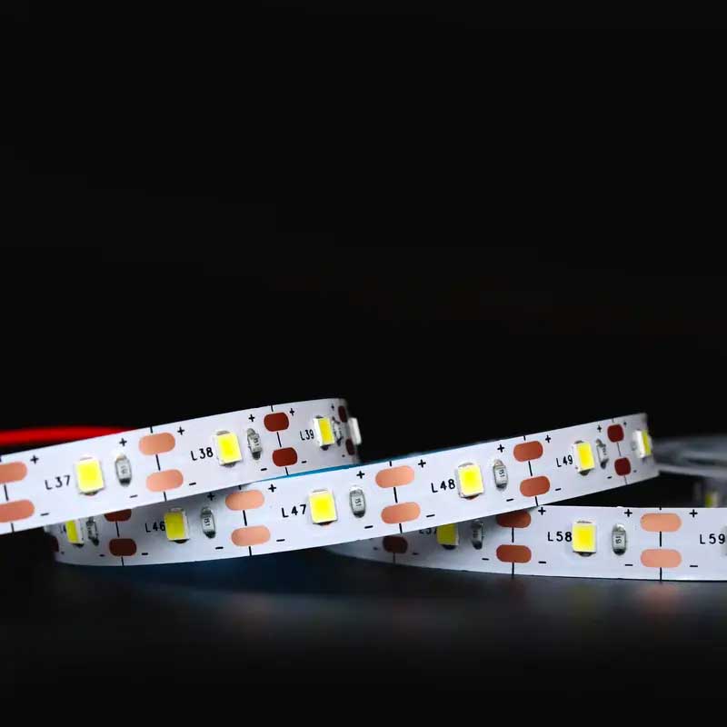 Banda LED 12V, Exterior IP65, 60 LED/m SMD2835, Alb-Rece, Rola 5 metri, ElectroAZ