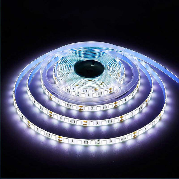 Banda LED 12V, Interior IP20, 60 LED/m SMD5050, Alb-Rece, Rola 5 metri, ElectroAZ