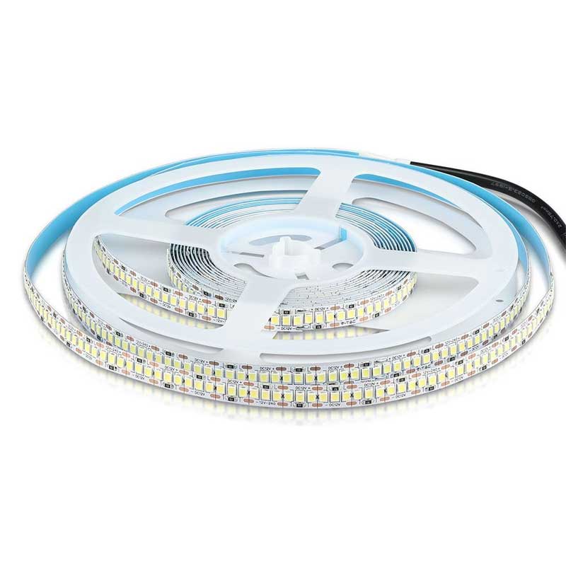 Banda LED 12V, 3000K, Lumina Alb Rece, 240LED/m, IP20, Rola 5 Metri, ClassLights