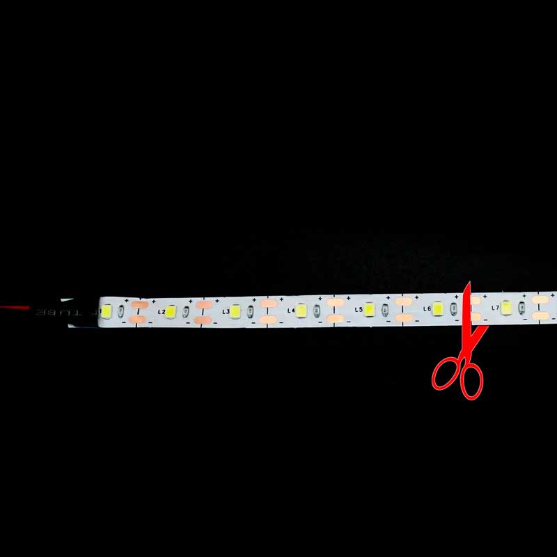Banda LED 12V, Interior, 60 LED, Chip LED SMD2835, Alb-Rece, Rola 5 metri, ElectroAZ