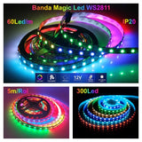 Banda Led WS2811 Digital Pixel RGB IP20