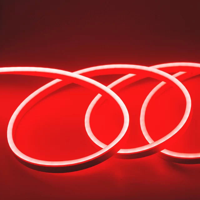 Banda Led Neon, 12V, Flexibil, 5m, Rosu