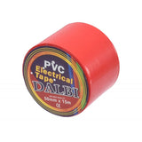 Set 4x Banda izolier, Lata, 50mm, PVC, Lungime 15m, Rosu