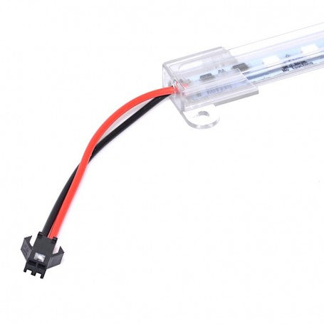 Bara LED cu 72 Segmente LED, Alimentare 12V, Putere 17W, Lumina Alb-Cald