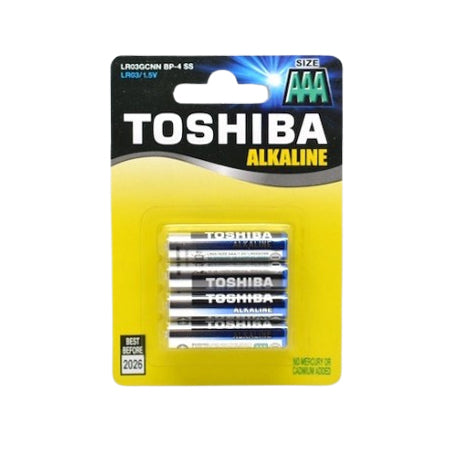 Baterii Toshiba Alkaline R3 AAA 4 Buc