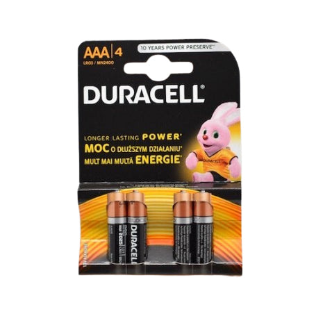 Baterii Duracell Alkaline R3 AAA 4 Buc