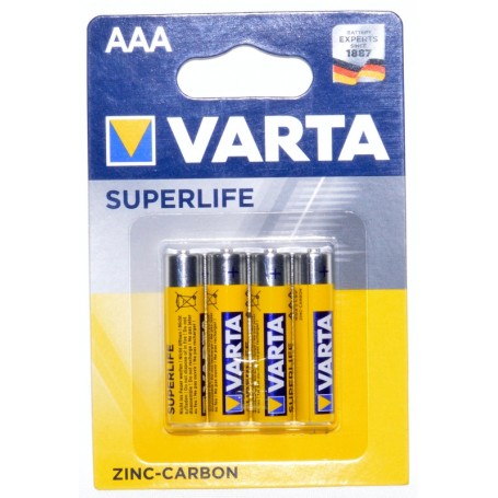 Baterii Varta Superlife R3 AAA 4 Bucati