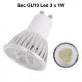 Bec cu LED, GU10, Putere 3W, 220V