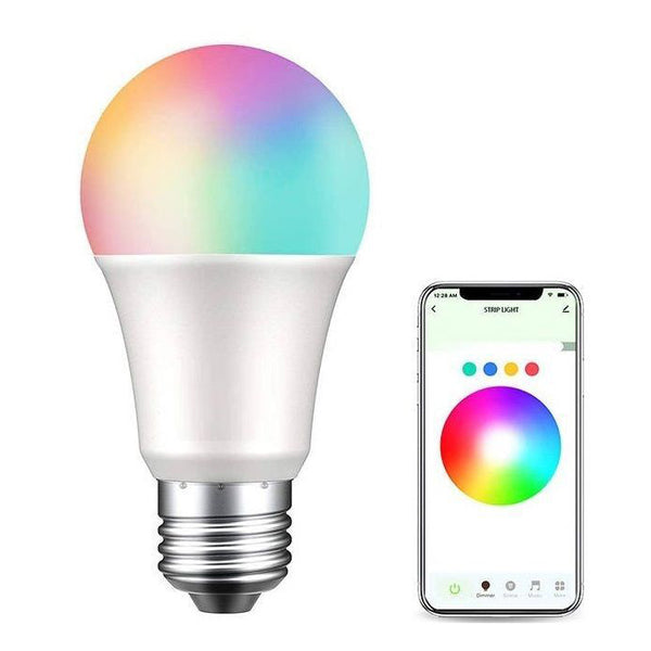 Bec inteligent LED, WiFi SMART, Multicolor, Smarthome, RGBW, 9W, 1000 lumeni, ElectroAZ