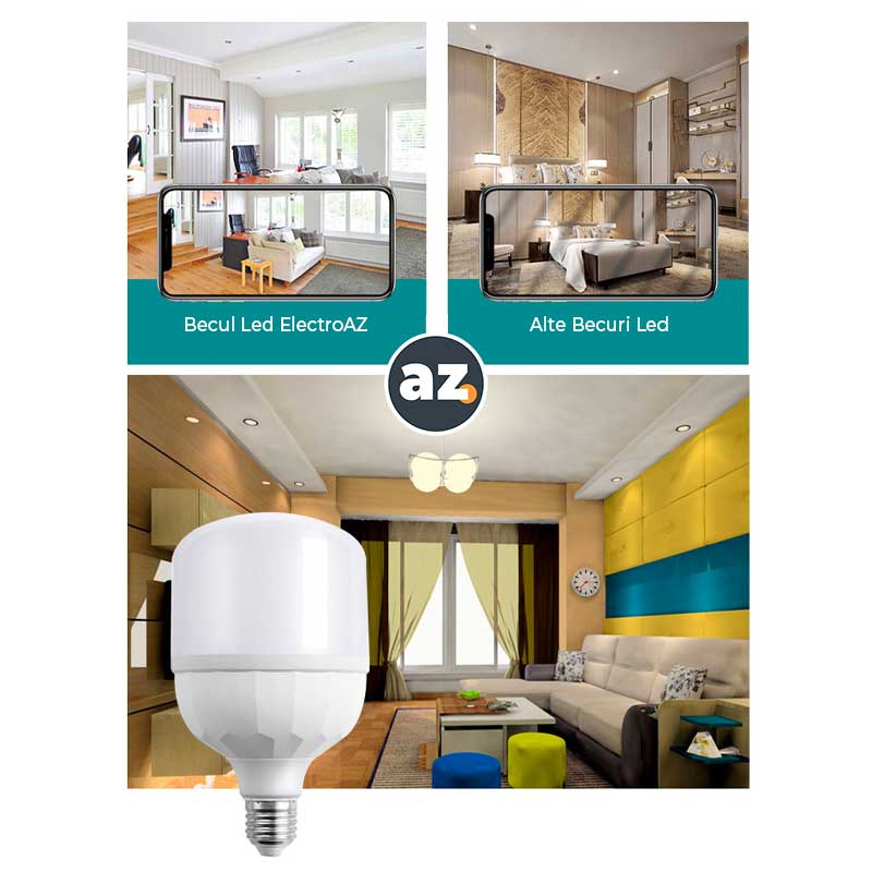 Bec Led 50W, Dulie E27, ElectroAZ