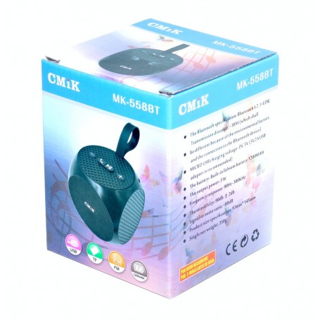 Boxa Mini cu Bluetooth, Radio, MK-558BT