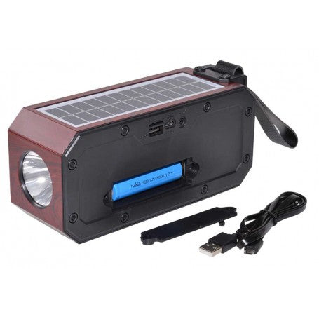 Boxa Solara, Lanterna, Radio, S100S