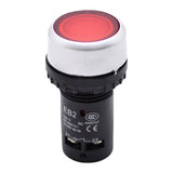 Buton Motor Push, 5A, Tensiune 220V, Rosu