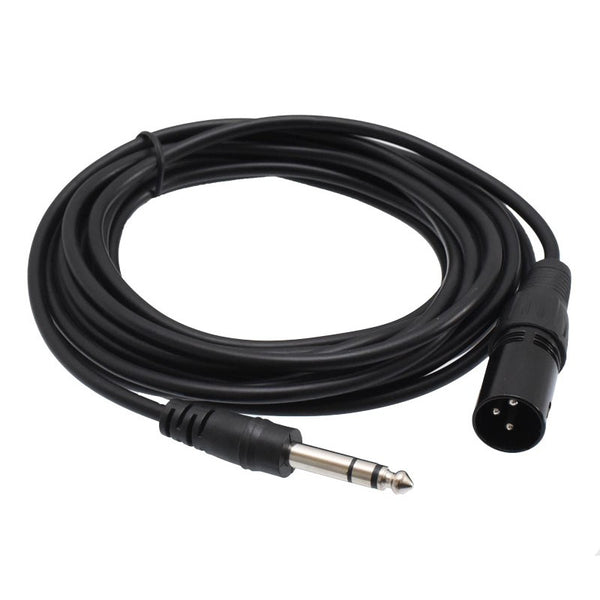 Cablu Audio Jack 6,3mm Tata - Xlr Tata, 5m