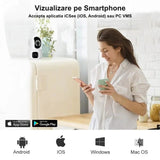 Camera de Supraveghere cu Lentila Dubla 4MP, Zoom, IP si PTZ / V380